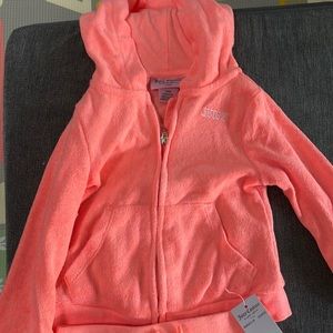 Juicy Couture hoodie and jogger set baby girl